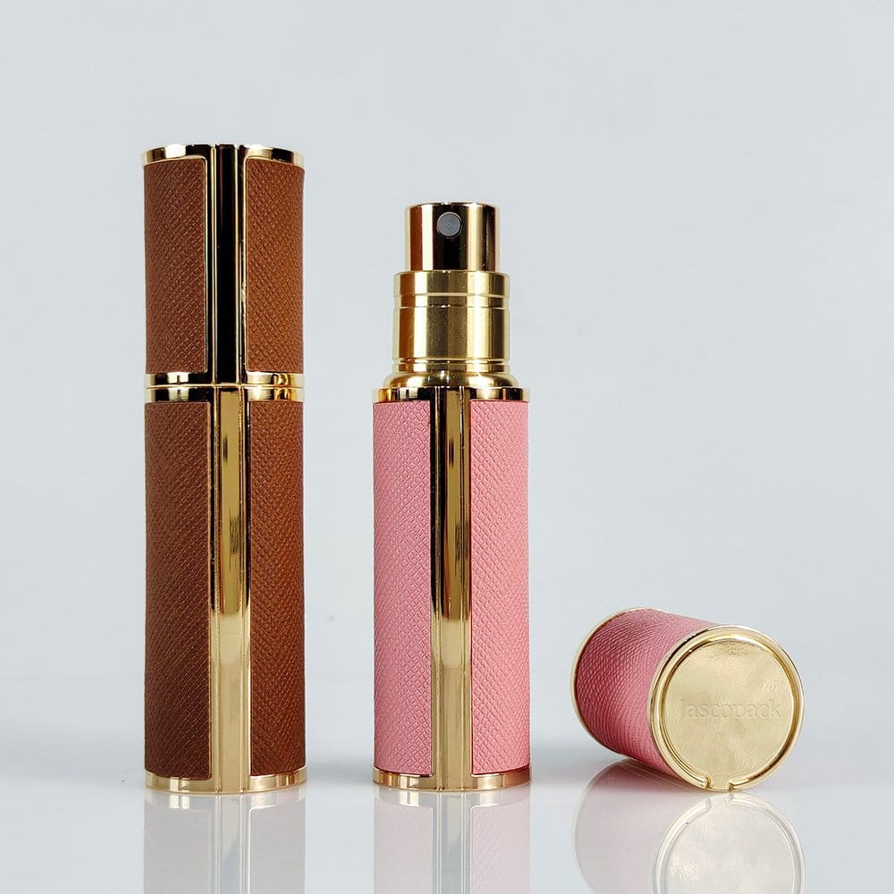 Leather Round Perfume Bottle