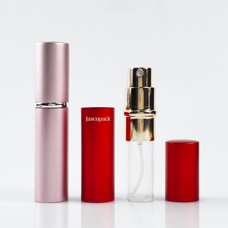 Red Round Cap Perfume Bottle