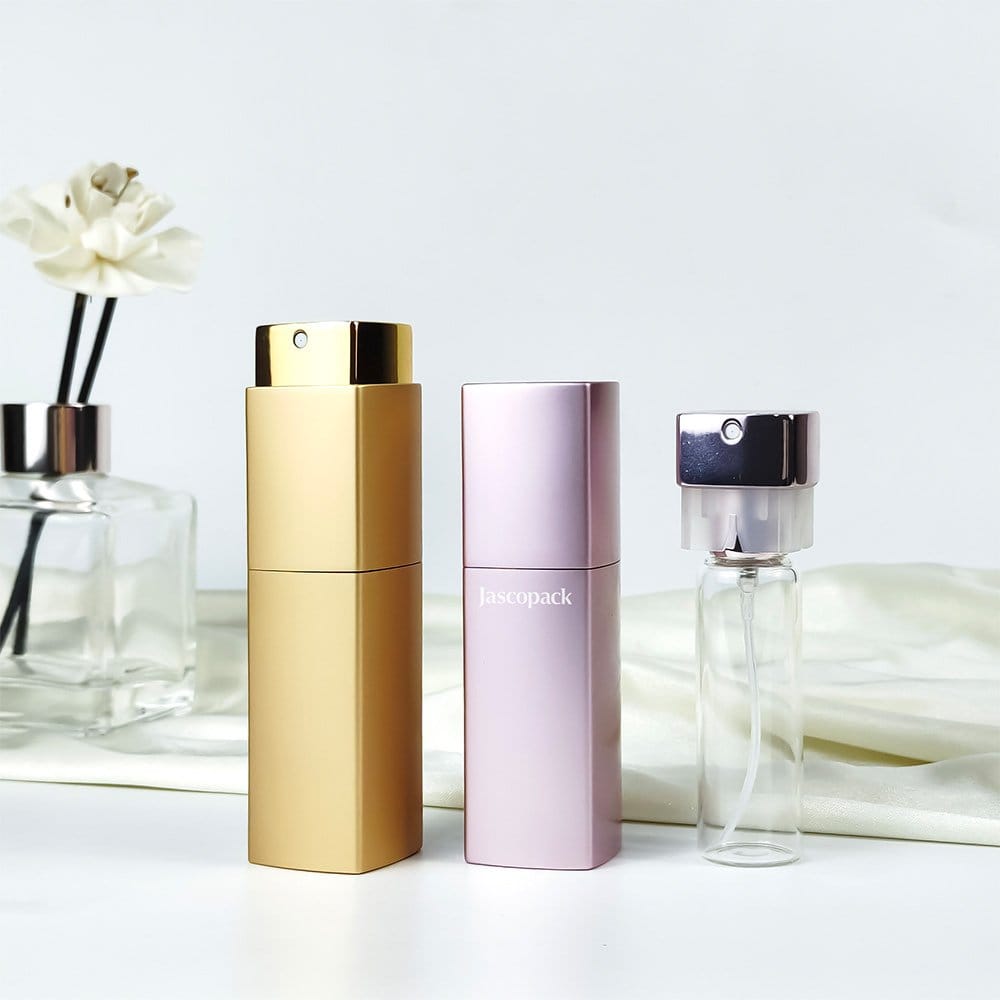 Aluminum Twist Perfume Bottles