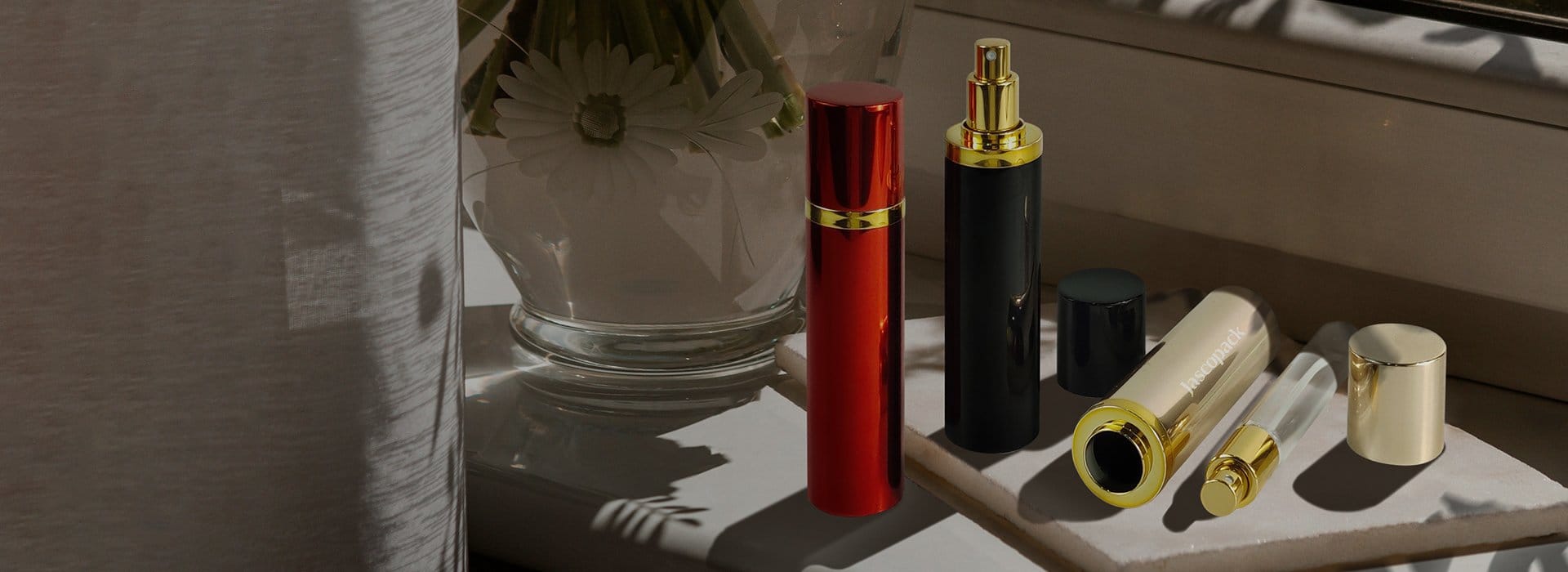 Red Perfume Bottle