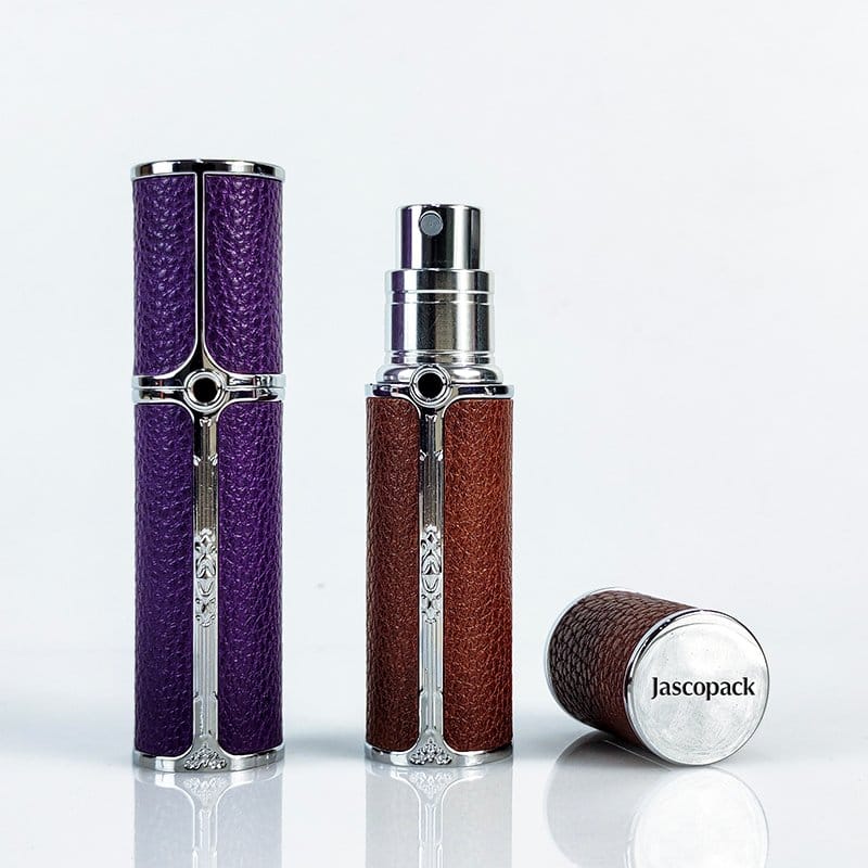 Brown Leather Perfume Bottle