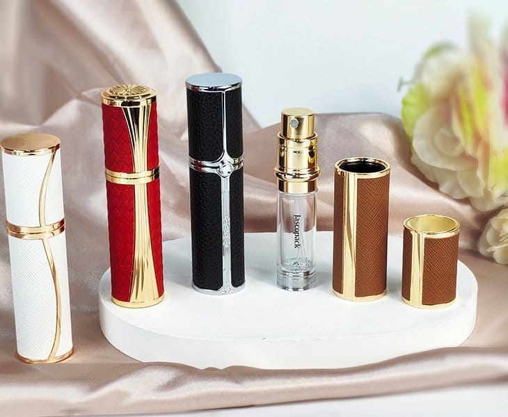 Surface Treatment of Brown Perfume Bottle