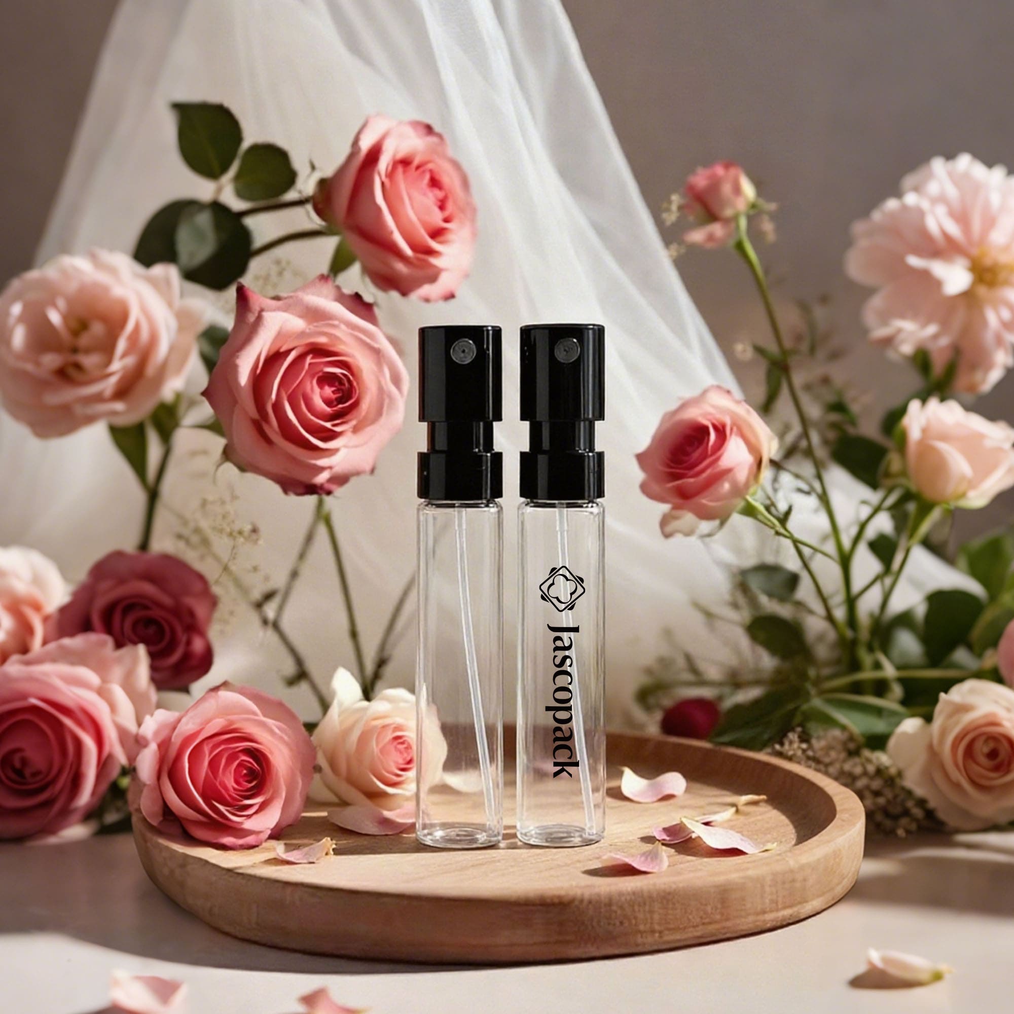 empty 3ml glass perfume bottles solution