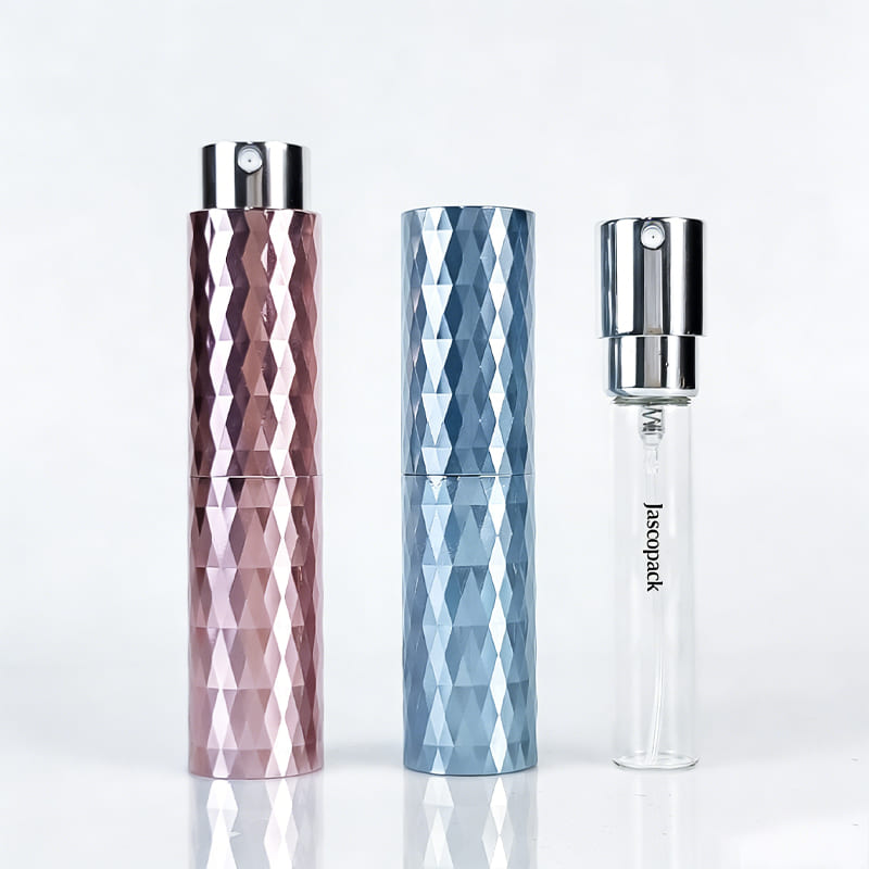 Twist-Type Blue Perfume Bottle