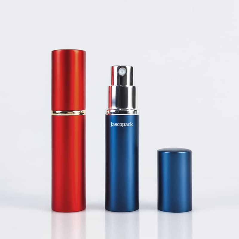 Pull-Cap Blue Perfume Bottle