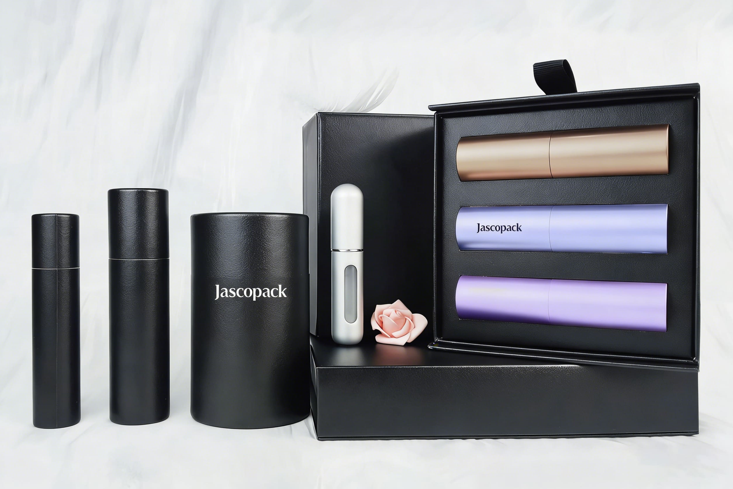 Blue perfume bottle Packaging