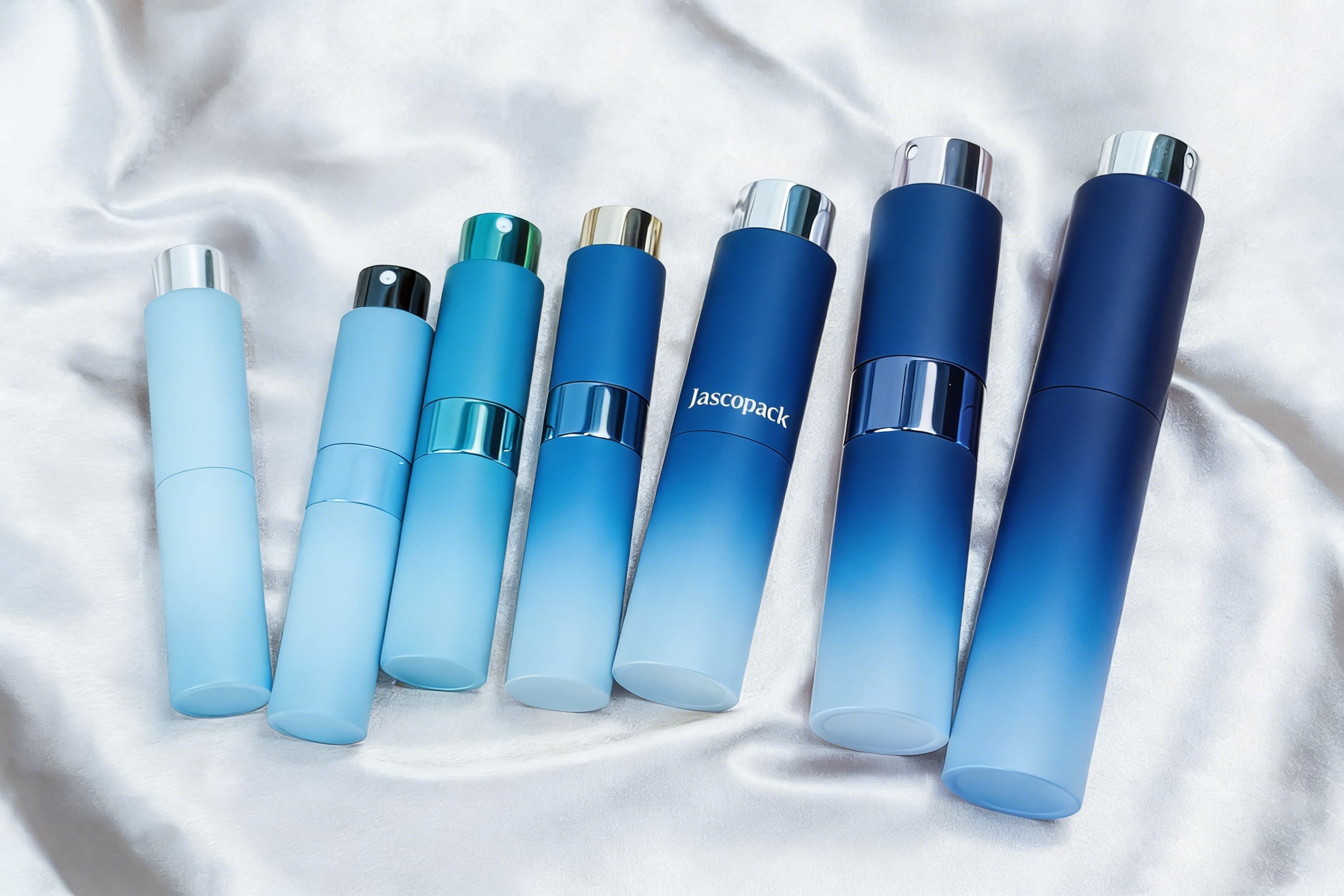 Blue perfume bottle Size