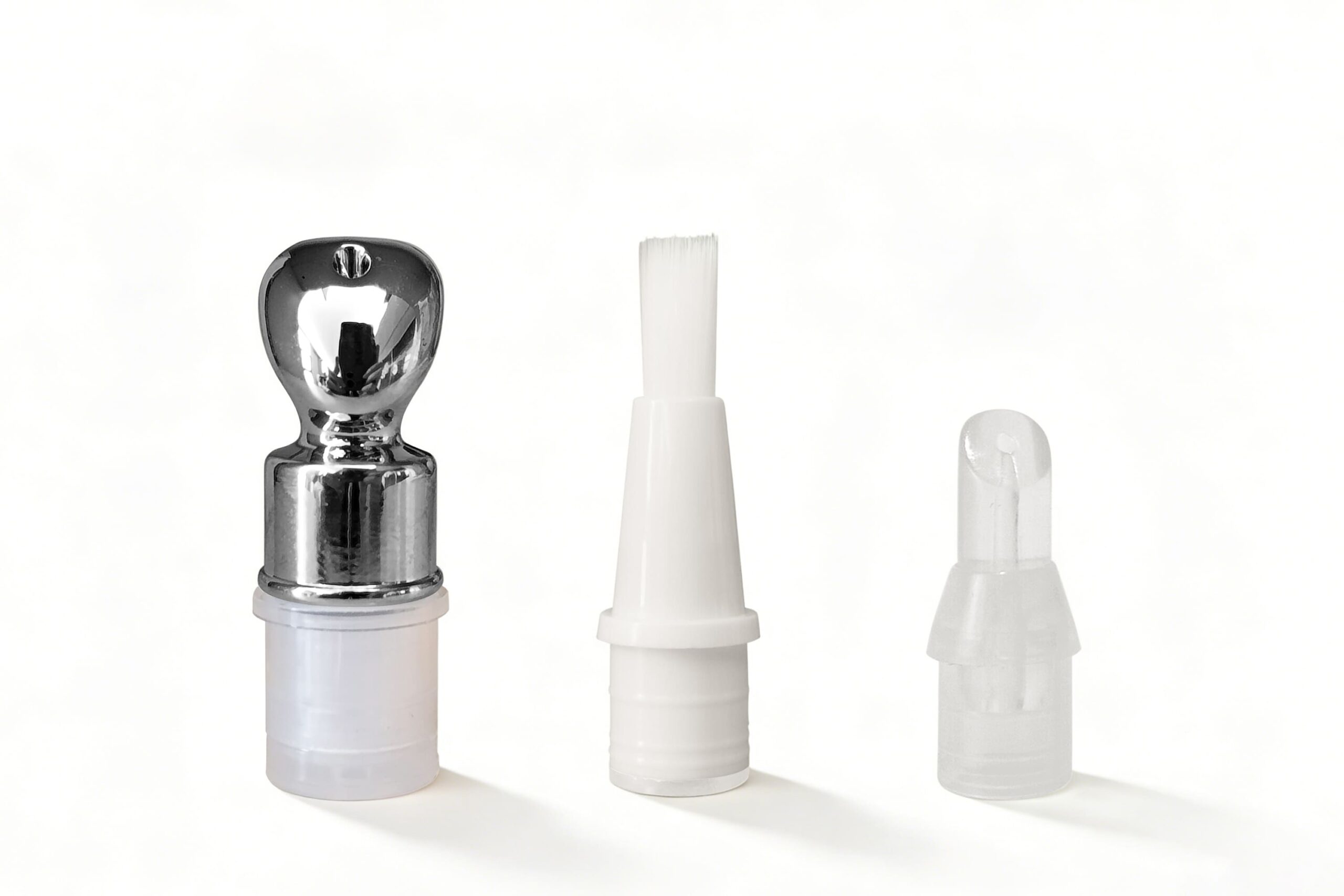 Bristle brush, soft rubber, zinc alloy, eyeliner pen