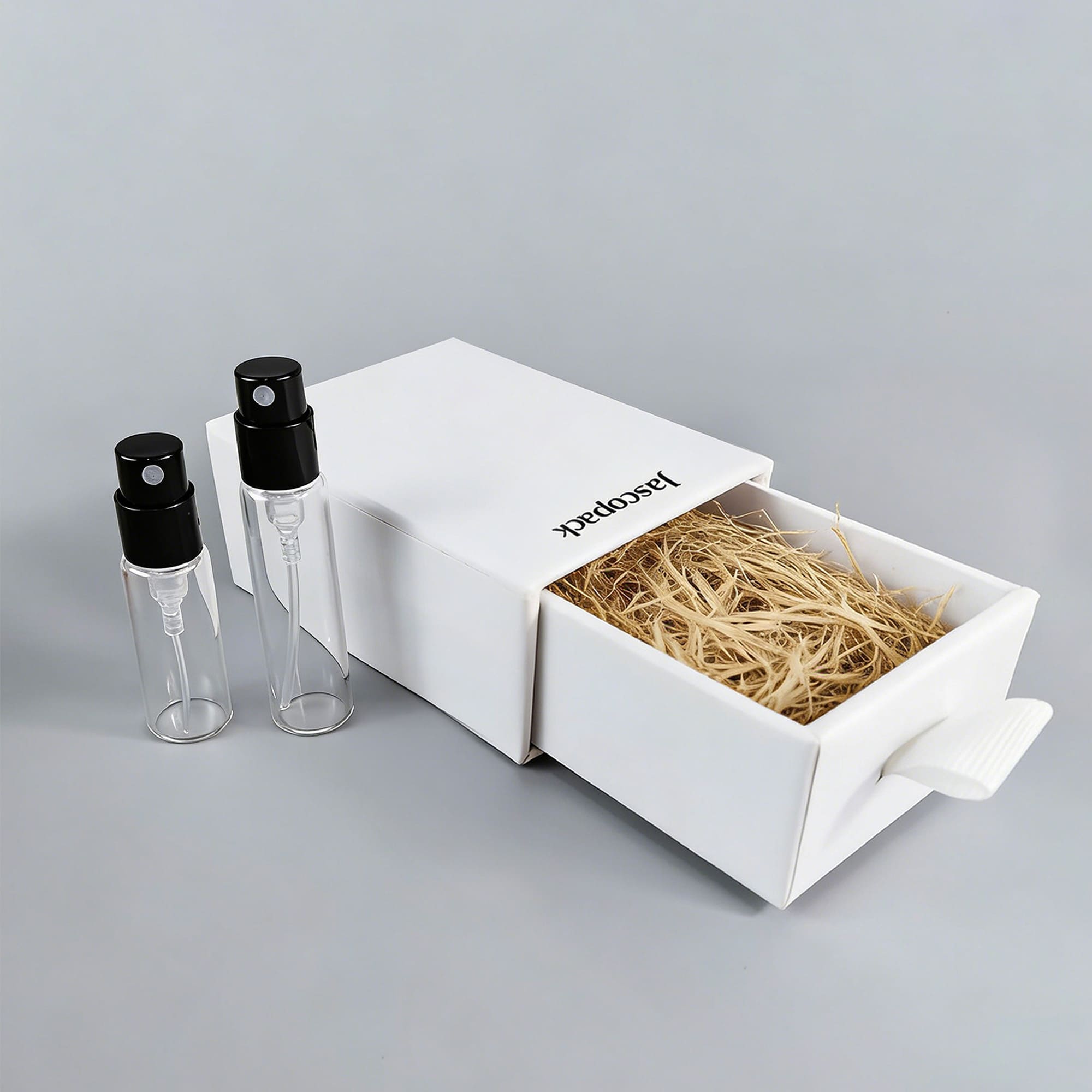 Glass Perfume Bottle Drawer Paper Box