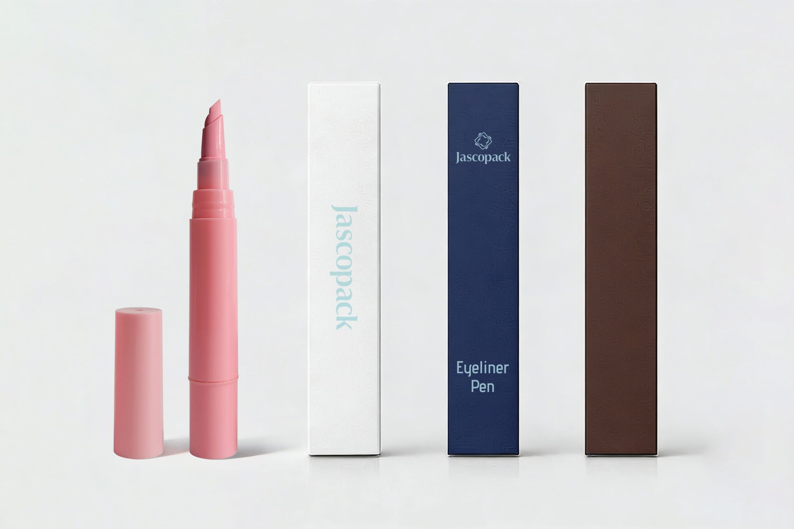 How does eyeliner pen packaging influence application performance