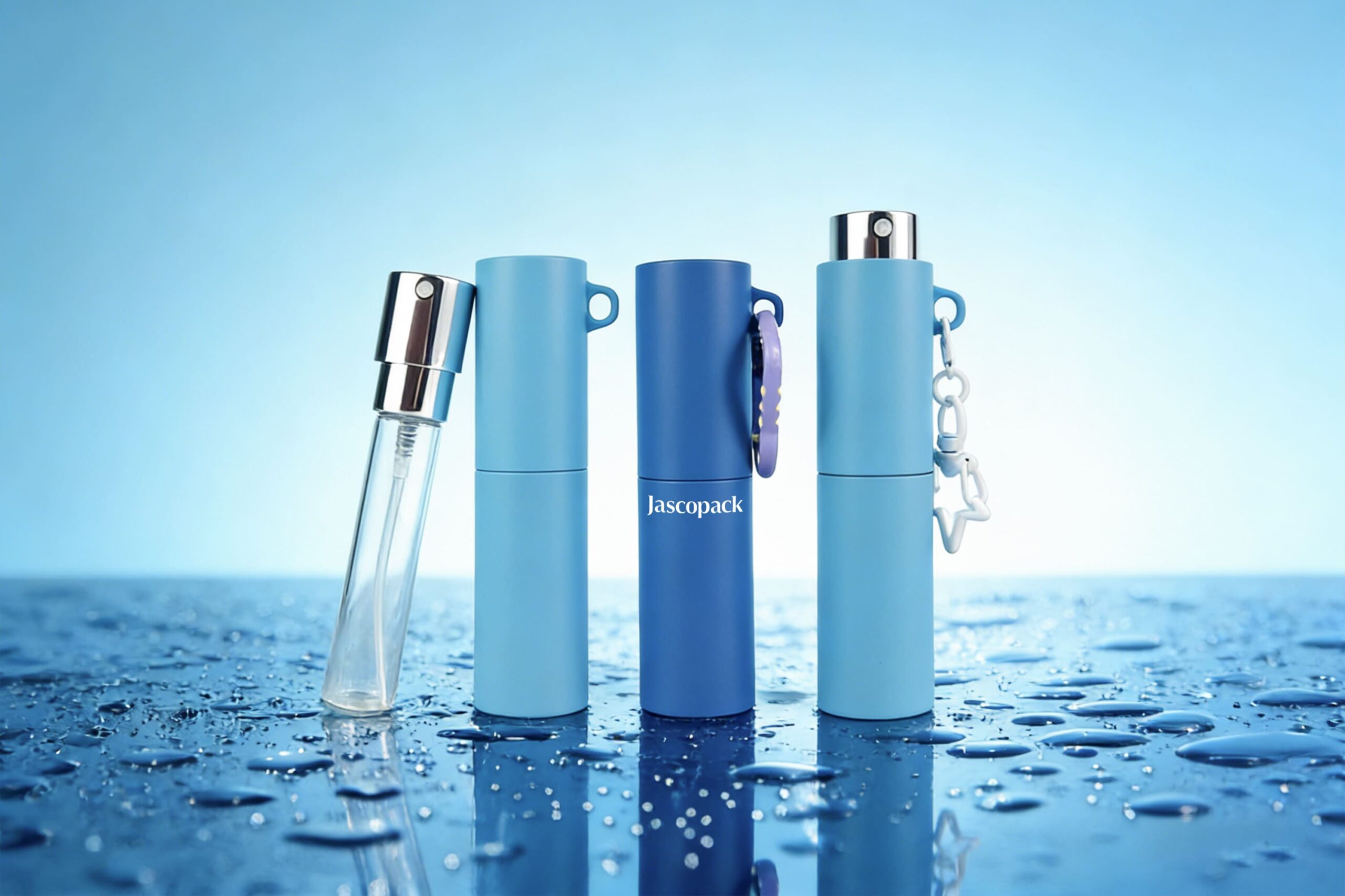 What materials are available for perfume atomizer casings